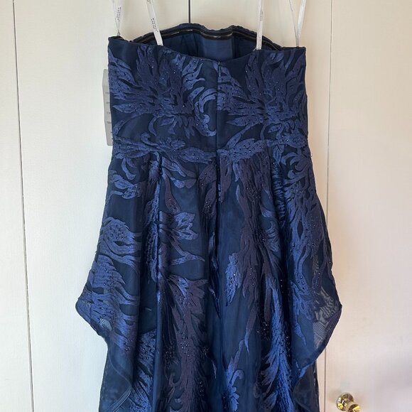 NWT, Mother of the Bride/GroomMON CHERI MONTAGE 219992, Navy Blue Gown Size 12 - Picture 9 of 11